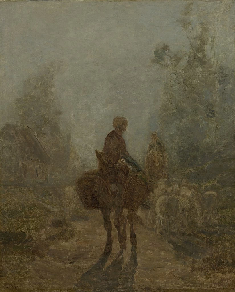 Ritorno dal mercato - The Mesdag Collection, l'Aia